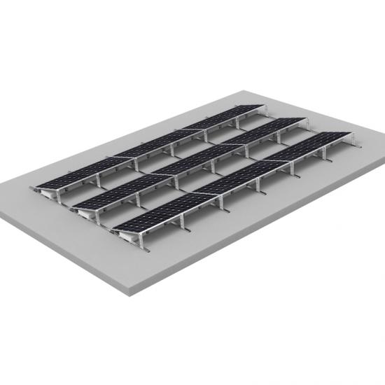 ballasted flat roof mounting